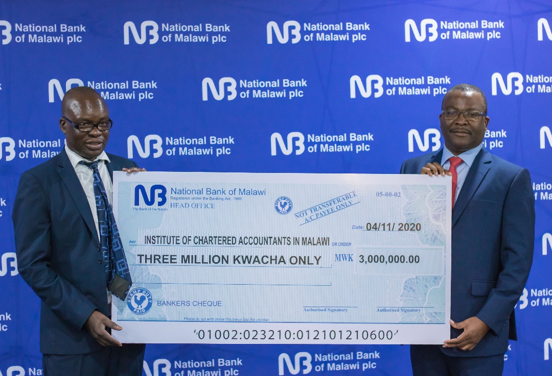 National Bank of Malawi (NBM) plc  supported the Institute of Chartered Accountants' (ICAM) conference with K3 million.